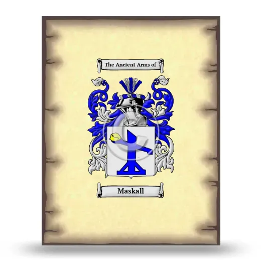 Maskall Coat of Arms Print