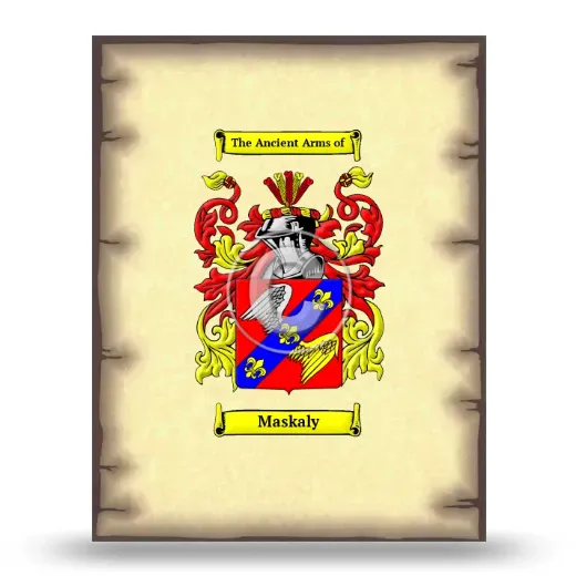 Maskaly Coat of Arms Print