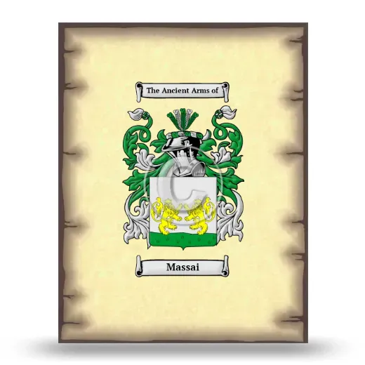 Massai Coat of Arms Print