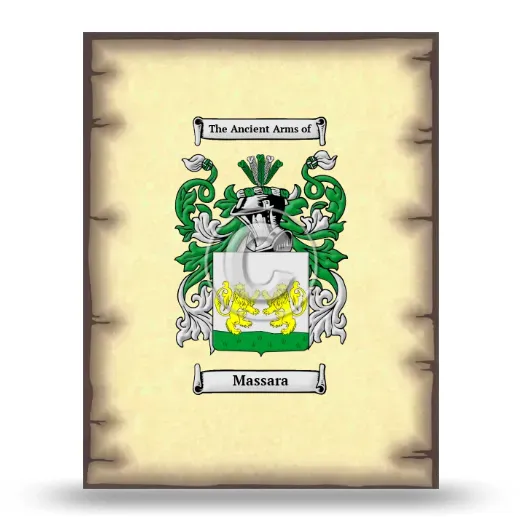 Massara Coat of Arms Print