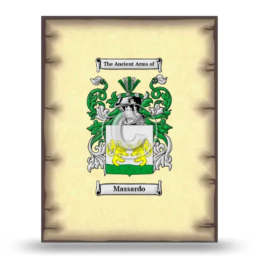 Massardo Coat of Arms Print