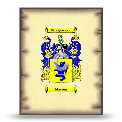 Massen Coat of Arms Print