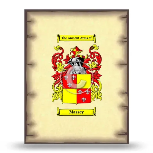 Massey Coat of Arms Print
