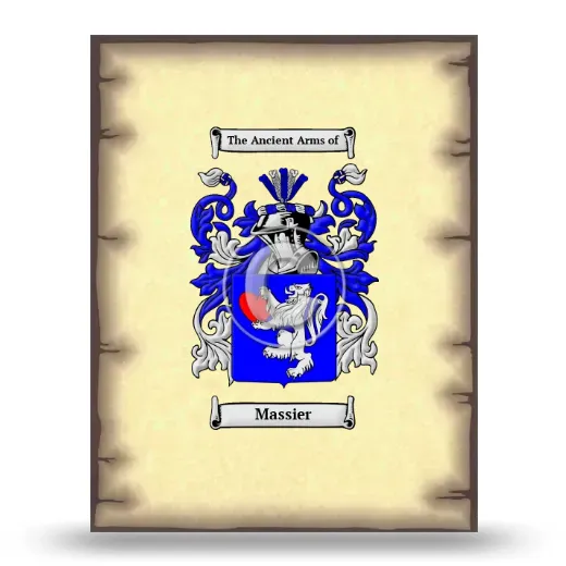 Massier Coat of Arms Print