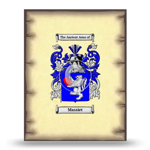 Massiet Coat of Arms Print