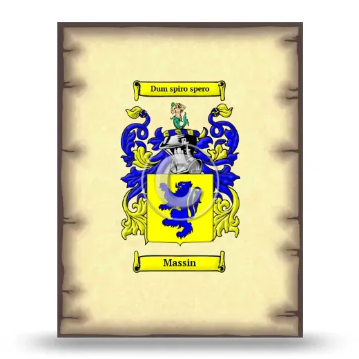 Massin Coat of Arms Print