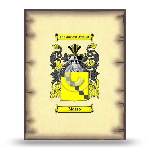 Masso Coat of Arms Print