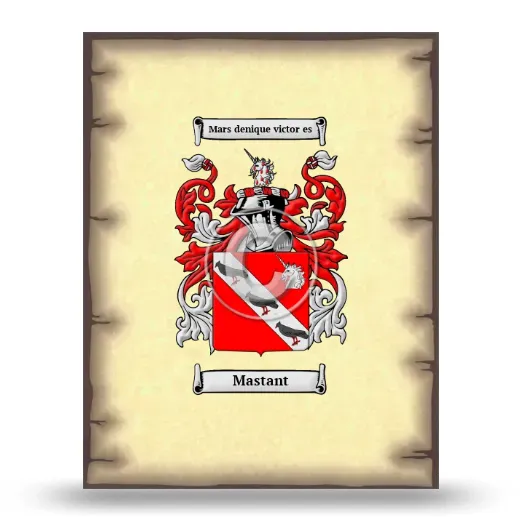 Mastant Coat of Arms Print