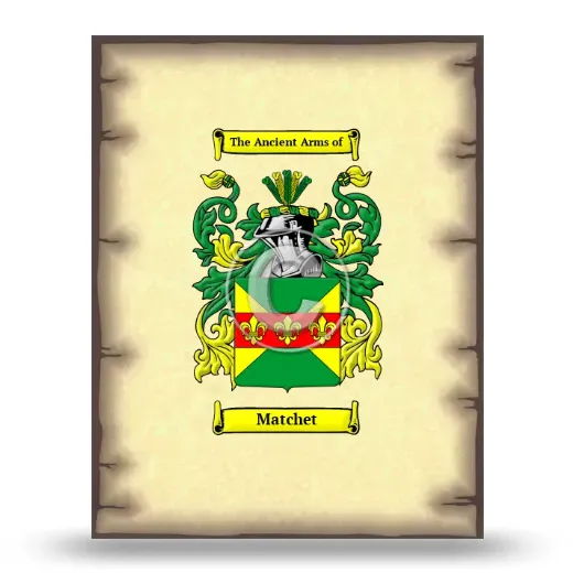 Matchet Coat of Arms Print