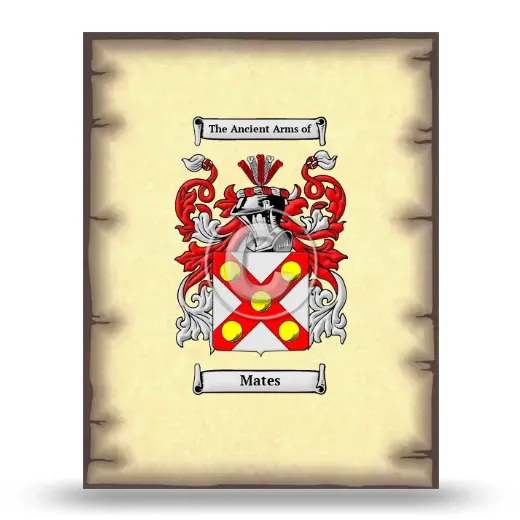 Mates Coat of Arms Print