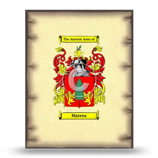 Mateus Coat of Arms Print