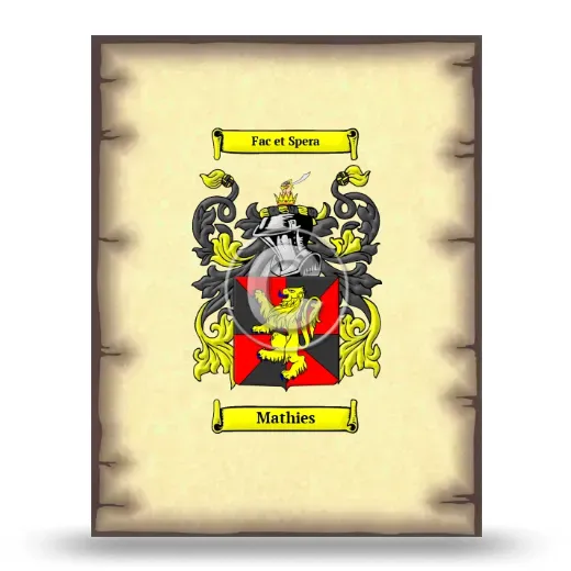 Mathies Coat of Arms Print