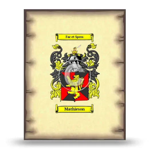 Mathieson Coat of Arms Print