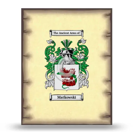 Matkowski Coat of Arms Print