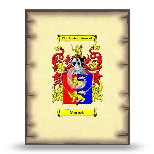 Matock Coat of Arms Print