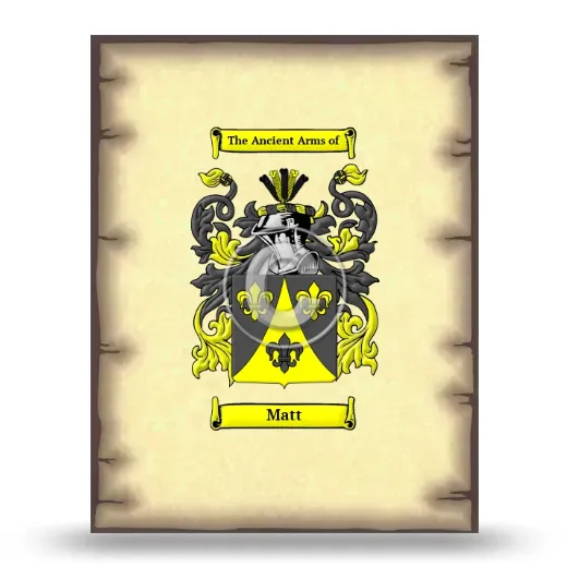 Matt Coat of Arms Print
