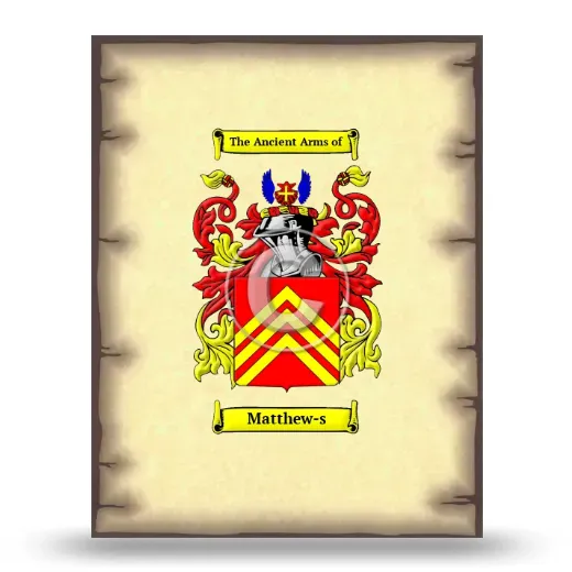 Matthew-s Coat of Arms Print