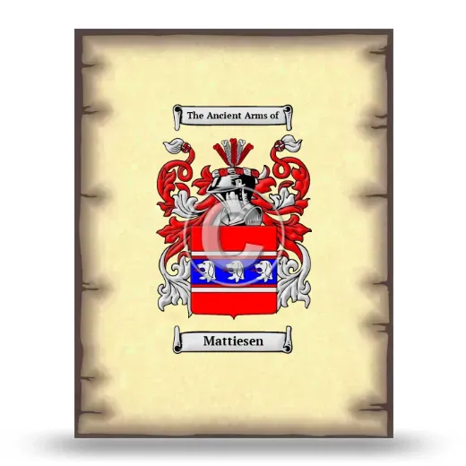 Mattiesen Coat of Arms Print