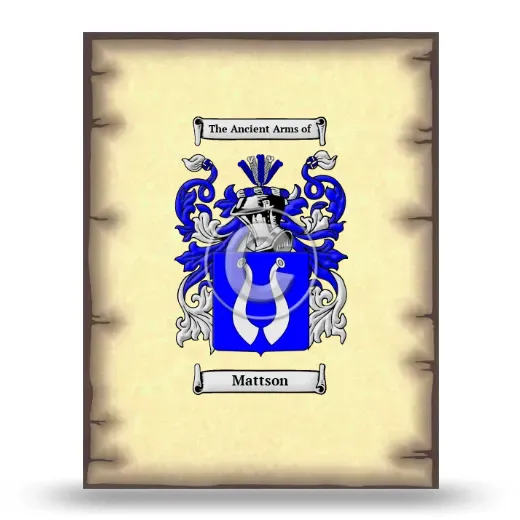 Mattson Coat of Arms Print