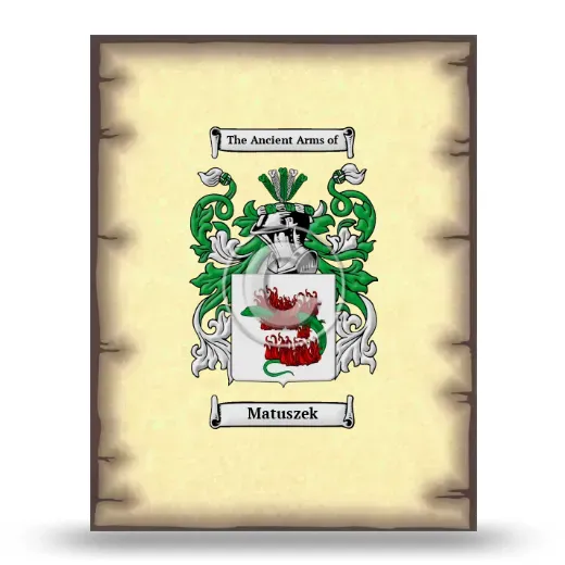 Matuszek Coat of Arms Print