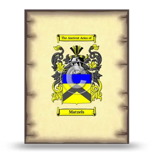 Matzels Coat of Arms Print