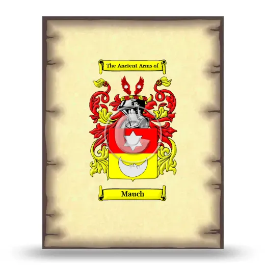 Mauch Coat of Arms Print