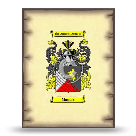 Mauers Coat of Arms Print