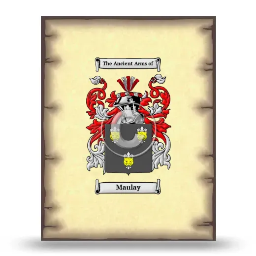 Maulay Coat of Arms Print
