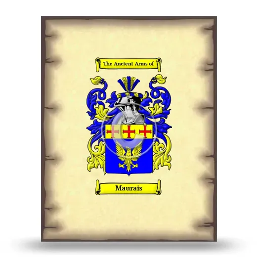 Maurais Coat of Arms Print