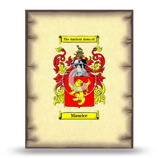 Maurice Coat of Arms Print