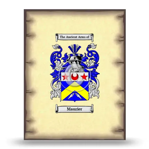 Maurier Coat of Arms Print