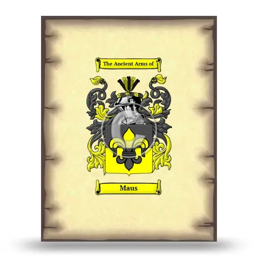 Maus Coat of Arms Print