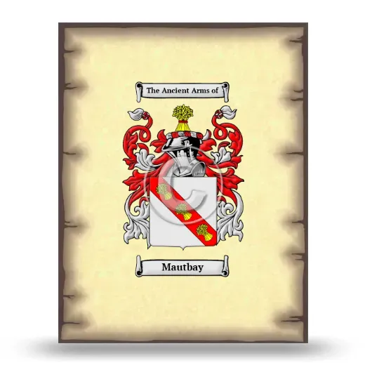 Mautbay Coat of Arms Print