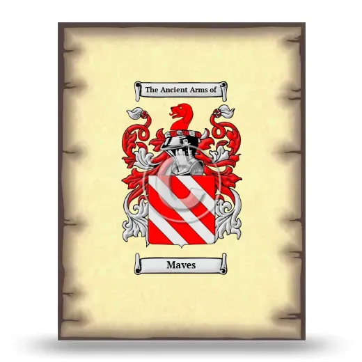 Maves Coat of Arms Print