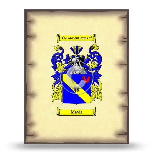 Mavis Coat of Arms Print