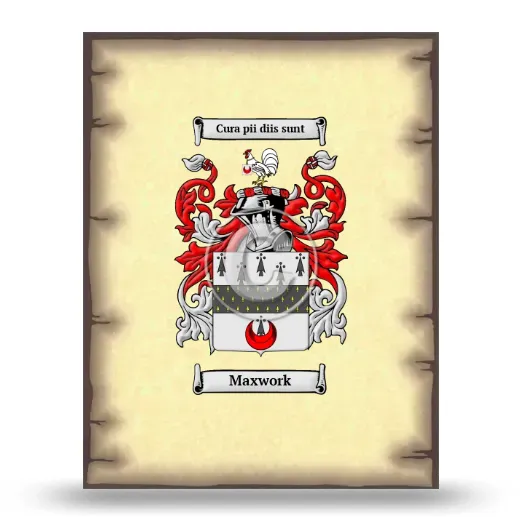 Maxwork Coat of Arms Print