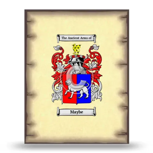 Maybe Coat of Arms Print