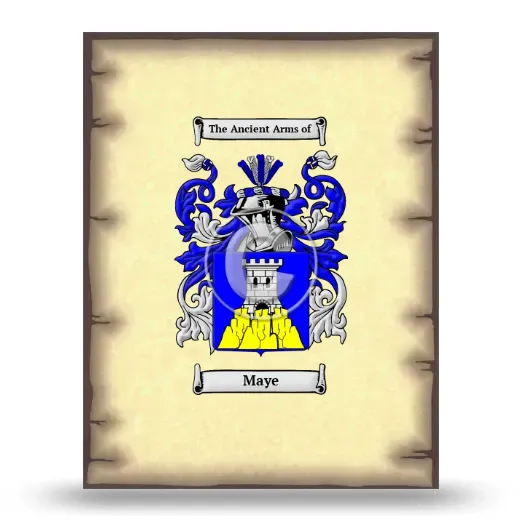 Maye Coat of Arms Print