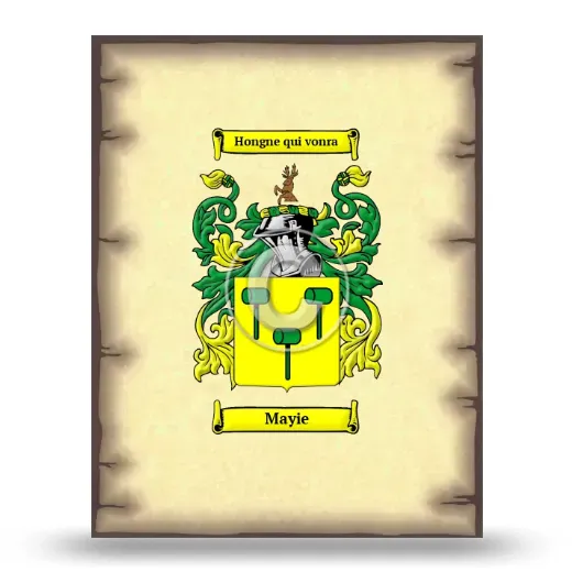 Mayie Coat of Arms Print