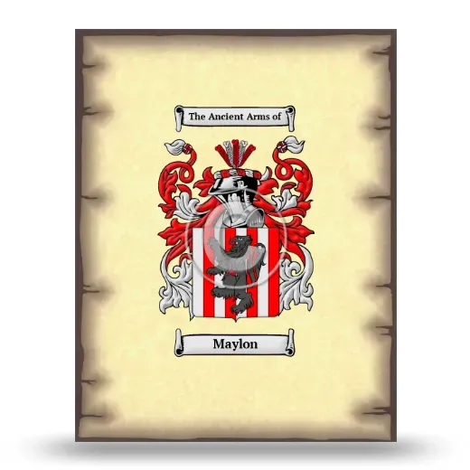 Maylon Coat of Arms Print