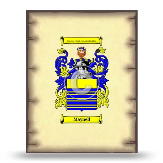Maynell Coat of Arms Print