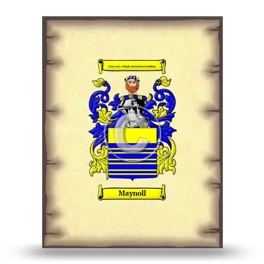 Maynoll Coat of Arms Print