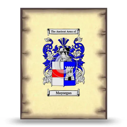 Mayorgas Coat of Arms Print