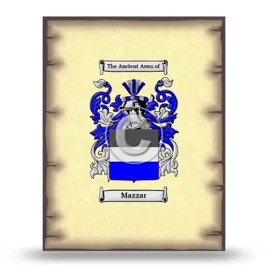 Mazzar Coat of Arms Print