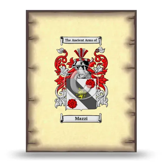 Mazzi Coat of Arms Print