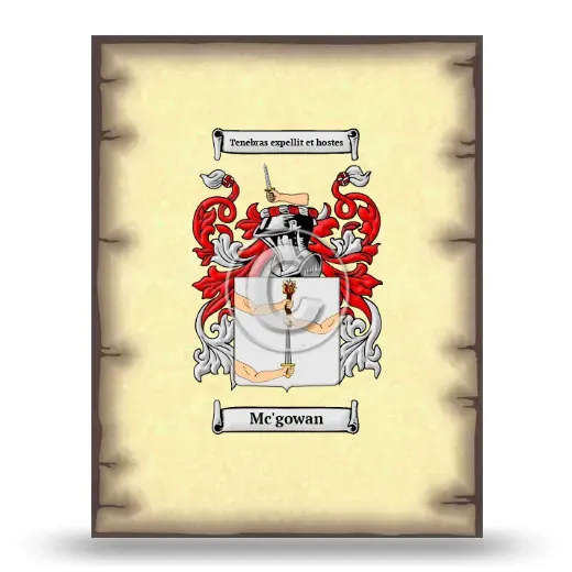 Mc'gowan Coat of Arms Print