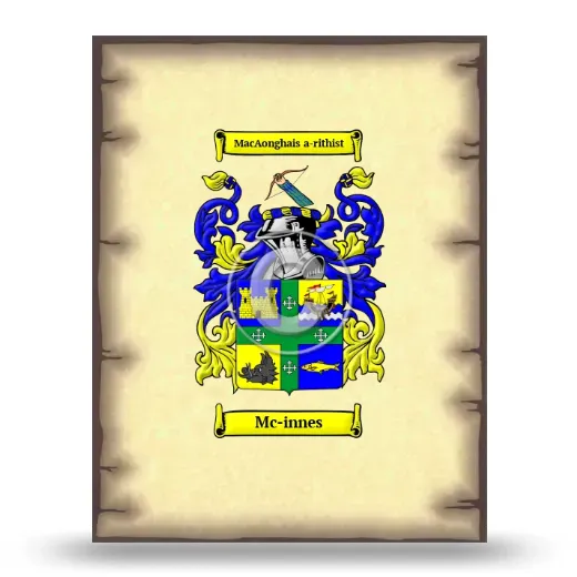 Mc-innes Coat of Arms Print