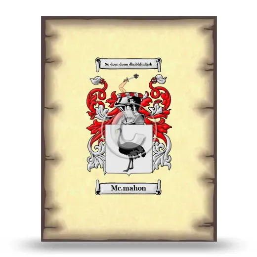 Mc.mahon Coat of Arms Print