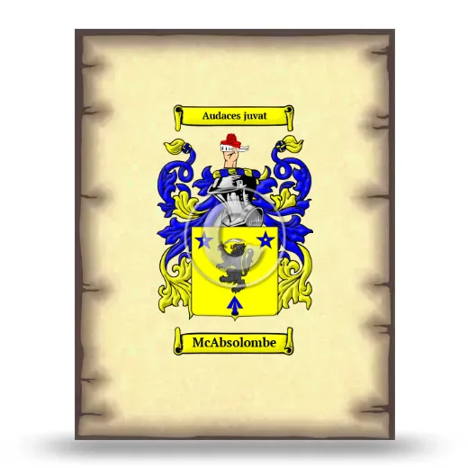 McAbsolombe Coat of Arms Print