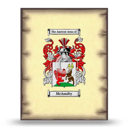 McAnulty Coat of Arms Print